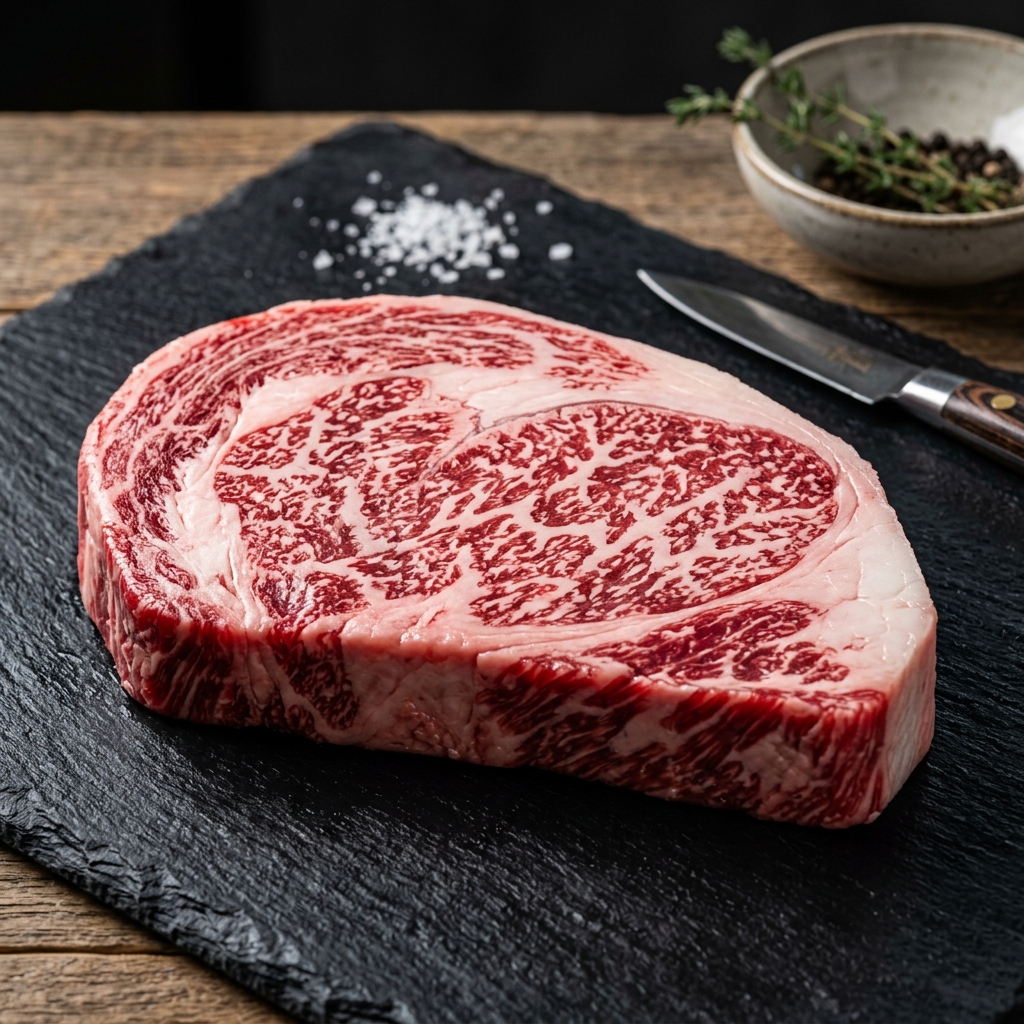 The Snow-like Marbling of Aomori Kuraishi Beef