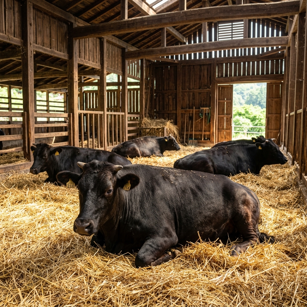 Matsusaka Cattle Farm in Mie