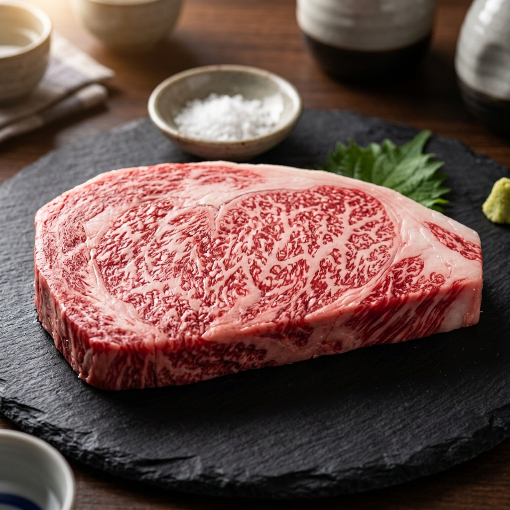 An Exceptionally Tender, Finely Marbled Cut of Nagasaki Wagyu